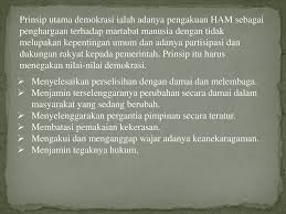 Dalam negara demokrasi, ada empat kebebasan yang sangat penting, yaitu kebebasan … demokrasi pancasila menurut uud 1945 mengalami pembagian dan pemisahan kekuasaan (division and separation of power) dengan sistem pengawasan dan perimbangan (check and balance). Bab 5 Demokrasi Indonesia Ppt Download