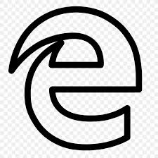 The most renewing collection of free logo vector. Microsoft Edge Logo Web Browser Png 1600x1600px Microsoft Edge Area Black And White Internet Explorer Logo