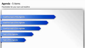 You can use them as overview slides or summary slides too. Powerpoint Agenda Toolbox English Version Youtube