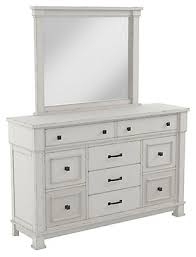 Dendron 8 drawer 55.12'' w double dresser. White Bedroom Dressers Chests Of Drawers Ashley Furniture Homestore