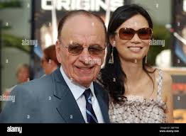 Rupert murdoch and wife hi-res stock photography and images