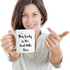 Valentines Day Gifts for Her Best Wife Ever Valentines Mug for Wife From  Husband Birthday Anniversary Gifts for Mrs, Wifey, Newlywed