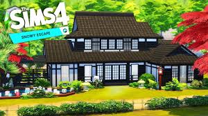 Ats4 provides maxis match custom content to download for the video game the sims 4. Luxury Mt Komorebi Home The Sims 4 Snowy Escape Speed Build Youtube