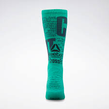 Reebok Crossfit Crew Socks Green Reebok Mlt