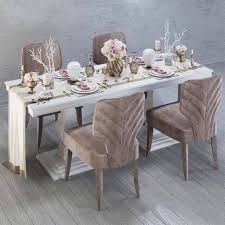 Table And Chair Set With Decor 3d Model Price Render Rendering 3dmodels Vray Design 3dmodel 3dar Table And Chairs Table And Chair Sets Dining Table