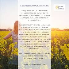 Croquer La Vie A Pleines Dents En 2020 Expressions Francaises Sens Figure Croquons La Vie