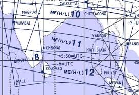 high and low altitude enroute chart middle east me h l 11 12 jeppesen me h l 11 12