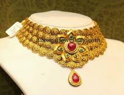 Malabar Gold Choker Jpg 700 537 Gold Jewelry Fashion Gold Necklace Designs Indian Jewelry