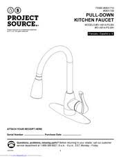Danze lisa pull down kitchen faucet unboxing, installation and review. Project Source 51 K814 Ps Bn Manuals Manualslib