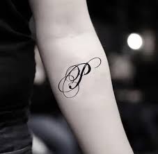 Great for kindergarten and grade 1 classroom learning practice of the english alphabets. P Letter Tattoo Designs 20 Incredible Designs In 2021
