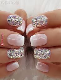 Maybe you would like to learn more about one of these? Milky White Ombre Glitter Nail Designs Images For Ladies Nail Art Design Styles Is An Incredible Way To Inc Womens Nails Nail Designs Glitter Fancy Nails
