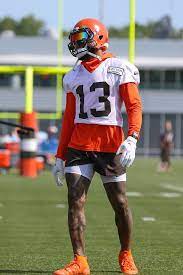 Cleveland Browns Wide Receiver Odell Beckham Jr Participates In Odell Beckham Jr Beckham Football Beckham Jr