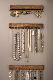 A Set Of Rustic Organizers Brings Order To Even The Most Unruly Tangle Of Necklaces And Statement Earr Jewellery Storage Jewelry Organization Jewellery Display