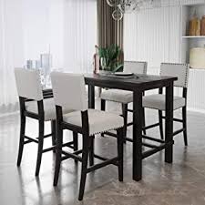 A 36 high counter dining table is approximately the height of kitchen counters and cabinets. Amazon Com Counter Height Dining Table Sets