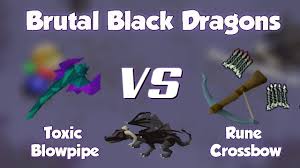 The hide and bones give each black dragon kill a guaranteed drop value of 5,618 coins , in addition to their possible drops of runes and rune equipment. Osrs Loot From 6 Hours Of Brutal Black Dragons Scuffed Gear By Gawny