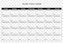 workout schedule template unique monthly workout template