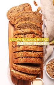 This Healthy Vegan Banana Bread Is Sweetened Naturally With Dates And Bananas For A Delicious Mo Vegan Banana Bread Vegan Baking Recipes Vegan Dessert Recipes