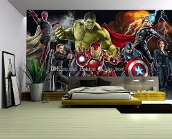 Bedroom Wallpaper Men Avengers Photo Wallpaper Fondo De Pantalla 3d Personalizado Para Paredes Hulk Iron Man Captain America Poster Boys Bedroom Living Room R 3d Wallpaper For Walls 3d Wallpaper