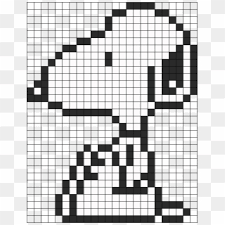 Assemble 5 large square pegboards as shown to create your project, placing them on one of. Hama Beads Snoopy Clipart 5518245 Pikpng