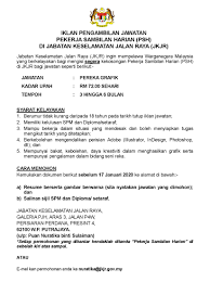 Syarat lantikan bagi jawatan tersebut adalah seperti berikut: Iklan Jawatan Kosong Psh Jkjr Kerja Kosong Kerajaan