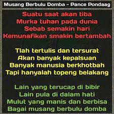 Musang Berbulu Domba Lirik Lagu Berbulu Bijak