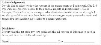 An example of acknowledgement for a narrative report refers to the words of appreciation about a given narrative report. Technical Reports