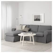 Ektorp 3er Sofa Mit Recamiere Nordvalla Nordvalla Dunkelgrau Ikea Ikea Wohnzimmer Sofas Fur Kleine Raume 3er Sofa