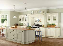 Free shipping on all orders over $3000 grey rta kitchen cabinets at discounted prices. Cream Kitchens The Best Thing For Your House Cream Kitchens Sage Walls With Mostly Cream C Green Kitchen Walls Sage Green Kitchen Walls Green Kitchen Cabinets