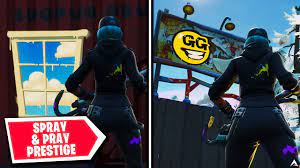 All Spray Pray Prestige Missions And Rewards On Fortnite Season X Youtube