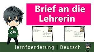 Über ___ brief freue ich ___ sehr. Personlichen Brief An Die Lehrerin Schreiben Anleitung Und Beispiel Zu Corona Youtube