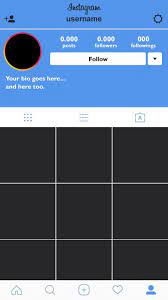 Quickly create instagram posts to announce promos to your followers. Instagram Profile Template Editable Crafts Diy And Ideas Blog
