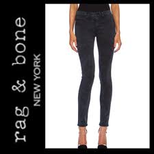 rag bone rosebowl black skinny jeans