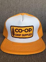 Vtg Co Op Crop Supplies Snap Back Hat 1980 S Farming Agricultural Farm Supply Ebay Vintage Trucker Hats Hats Hat Patches