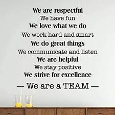 Amazon Com Wall Quote Office Rules Vinyl Decal Funny Office Decor Quote Motivational Wall Decal Team Work In This Office Home Kitchen Successful teamwork is essential for anyone attempting complete projects successfully. wall quote office rules vinyl decal