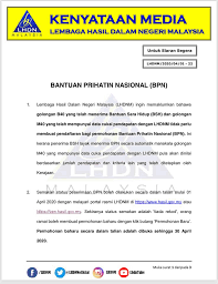 No telefon lembaga hasil dalam negeri sarawak. Lembaga Hasil Dalam Negeri Malaysia Kenyataan Media Lhdnm Bantuan Prihatin Nasional Bpn 01 April 2020 Facebook