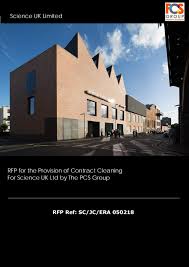 B Science Uk Ltd Response To Rfp Contract Cleaning The