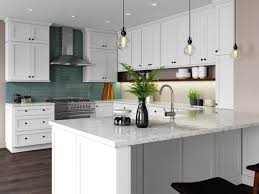 Alpine White Shaker Ready To Assemble Kitchen Cabinets The Rta Store