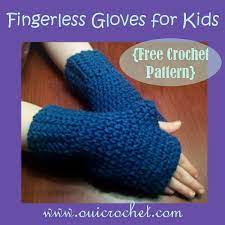 I offer additional sizes in an easy to print pdf. Fingerless Gloves For Kids Free Crochet Pattern Oui Crochet