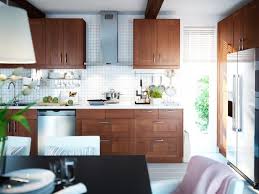 Image Result For Ikea Grimslov Medium Brown Kitchen Design Small Ikea Kitchen Prices Brown Kitchen Cabinets