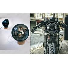Cari produk lampu motor lainnya di tokopedia. Headlamp Headlight Led Daymaker 5 75 Inch Japstyle Harley Custom Scorpio Rxking Klx 150 Black Shopee Singapore