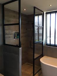 stalen douche wand van van den brink designstaal badezimmer umbau bad einrichten badezimmer rustikal