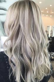 Ashy blonde or platinum ends refresh your locks and make them brighter. Blonde Balayage Wavy Hair Blonde Highlights Long Hair Bright Blonde Long Hair Styles Balayage Hair Hair Styles
