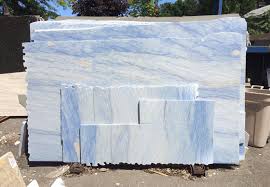 Black And White Quartzite Azul Macauba Is A Stunning And Unique Sky Blue Quartzite Quarried In Brazil It Can Have Veining Hardwood Floor Stain Colors Floor Stain Colors Stone Surface