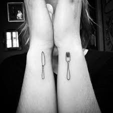 Tattoo Tatouage Dotwork Handmade Handpoke Knife Fork Couteau Fourchette Fonteljuice Tatuajes Interesantes Tatuajes Tenedor Y Cuchillo