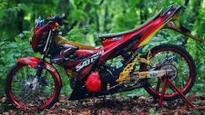 Modifikasi motor supra x 125 tahun 2006. Modifikasi Satria Fu 150 Simple Standar Youtube
