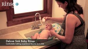 You could use a mild baby shampoo or liquid cleanser. Deluxe Sink Baby Rinser Bath System By Rinse Ace Youtube