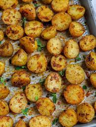 Roasted Baby Potatoes Recipe Roasted Baby Potatoes Tasty Vegetarian Recipes Oven Roasted Baby Potatoes
