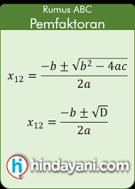 Contoh soal pemfaktoran aljabar kelas 7. Contoh Cara Pemfaktoran Aljabar Persamaan Kuadrat Rumus Abc