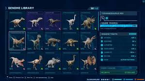 Cada dinosaurio tiene preferencias en árboles y tipos de comida que sale de los alimentadores y de los señuelos. Jurassic World Evolution Review Keengamer