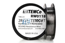 Kanthal A1 Wire 28 Awg Rw0118 100 Ft 0 61 Oz Series A 1 Resistance